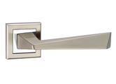 Дверная ручка "МVM", модель "EDGE" z1321 SN/CP (матовый никель/полированный хром)