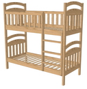 Кровать двухъярусная трансформер из натуральгого дерева 