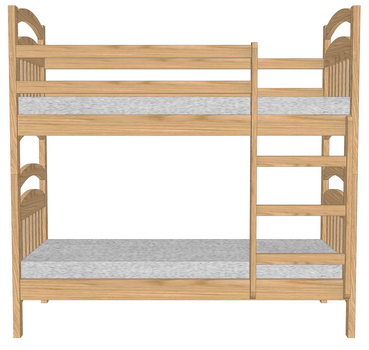 Двухъярусная разборная детская кровать "Соня"