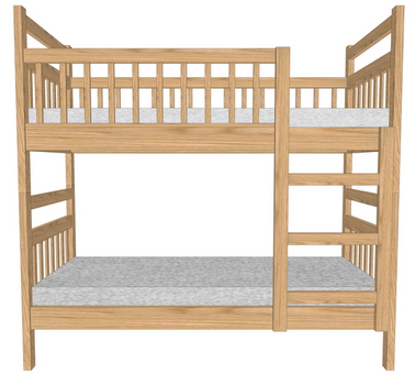 Двухъярусная разборная кровать "Малютка"