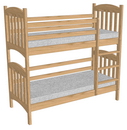 Кровать двухъярусная трансформер из массива дерева