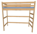 Кровать-чердак из массива дерева