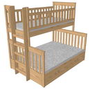 Кровать двухъярусная СЕМЕЙНАЯ - лестница сбоку