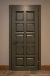 Двери деревянные - Ясень - покраска по RAL + патина