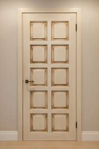 деревянные межкомнатные двери из массива - покраска по RAL + патина