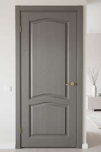 Двери деревянные из Ясеня полупрозрачное покрытие по RAL