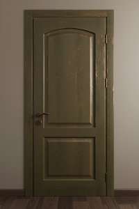 Деревянные межкомнатные двери покраска по RAL + патина