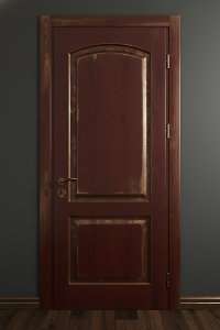 Двери деревянные из Ясеня покраска по RAL + патина