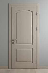 Дерев'яні міжкімнатні двері з масиву Ясеня — фарбування по RAL