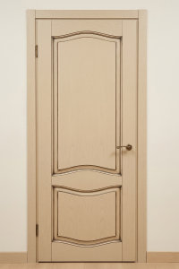 Двері з масиву ясеня фарбування по RAL + патина