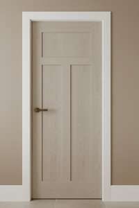 Двери деревянные из массива - покраска по RAL + патина