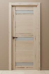 Двери деревянные из массива покраска по RAL + патина