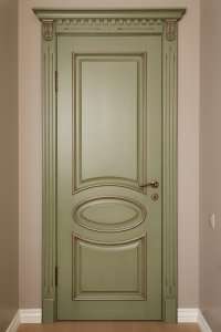 Деревянные двери - покраска по RAL + патина