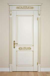 Деревянные двери - покраска по RAL + патина