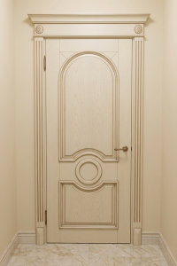 двери из массива Ясеня - покраска по RAL + патин