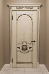 Двери деревянные - покраска по RAL + патина