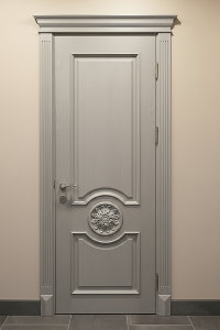 Межкомнатные двери из массива ясеня - покраска по RAL + патина