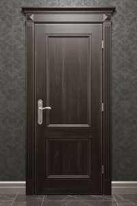 Двери деревянные из Ясеня - покраска RAL + патина