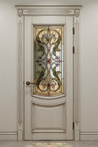 Межкомнатные двери из массива Ясеня. Покраска по RAL+патина