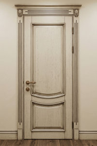 Межкомнатные двери из массива Ясеня. Покраска по RAL+патина