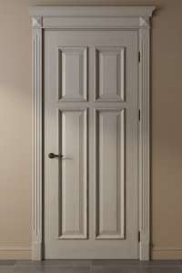 Двері з масиву фарбування по RAL + патина