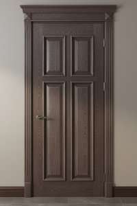Міжкімнатні двері з масиву. RAL+патина