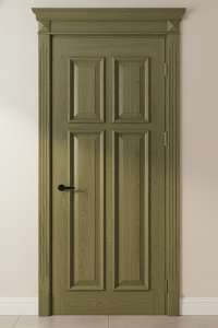 Міжкімнатні двері з масиву Ясеня - фарбування по RAL