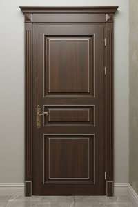 Двери деревянные из Ясеня - покраска RAL+патина