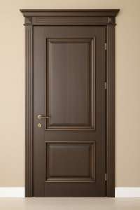 Деревянные двери - покраска по RAL + патина