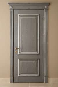 Деревянные двери - покраска по RAL + патина