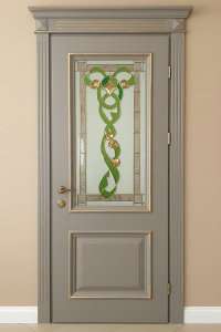 Деревянные двери - покраска по RAL + патина