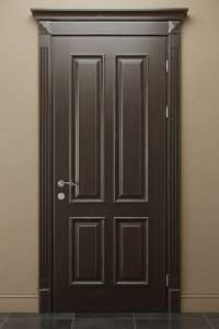 Двери деревянные - покраска RAL+патина