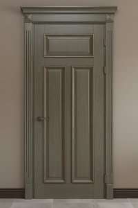 Деревянные двери  - покраска по RAL + патина