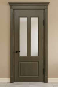 Межкомнатные двери из массива Ясеня покраска по RAL + патина