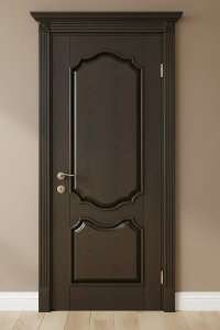 Двери из массива Ясеня тонированные под венге + патина