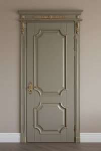 Деревянные двери - покраска по RAL + патина