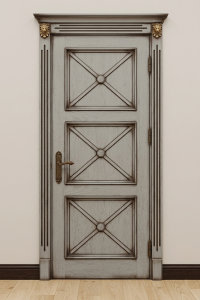 Двери из массива - покраска по RAL + патина