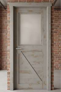 Деревянные межкомнатные двери в стиле ЛОФТ  (RAL+ патина)