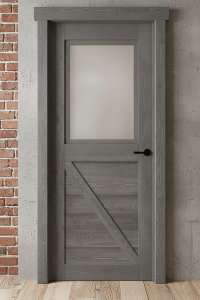 деревянные межкомнатные двери из массива в стиле Лофт