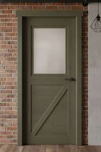 Деревянные двери в стиле - Лофт