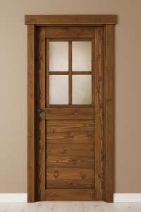 деревянные межкомнатные двери из массива в стиле ЛОФТ