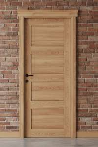 деревянные межкомнатные двери из массива Ясеня в стиле Лофт