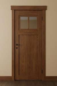 деревянные межкомнатные двери из массива дуба в стиле Лофт