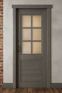 Двери деревянные - Лофт покраска по RAL+патина