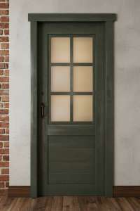 Двери деревянные - Лофт покраска по RAL+патина