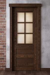 Деревянные двери из Сосны в стиле - Лофт