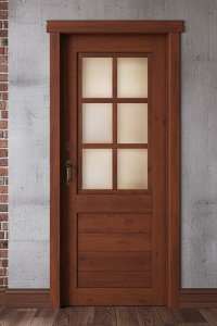 деревянные межкомнатные двери из массива Ольхи в стиле Лофт