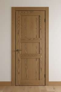 Двери деревянные из ясеня - покраска RAL+патина