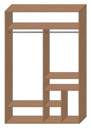 Шкаф купе стандартный