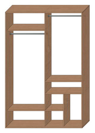 Шкаф купе стандартный